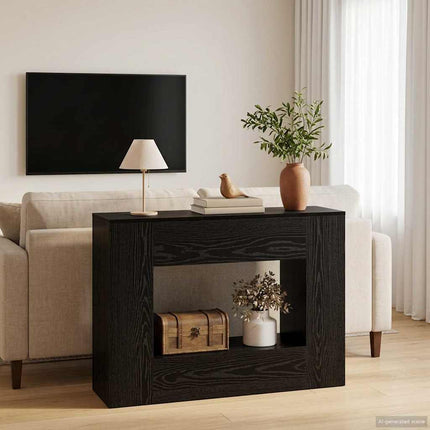 Svart Ek 101 x 30 x 74 cm