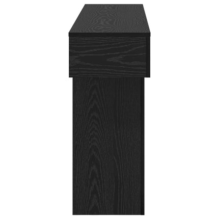 Svart Ek 160 x 30 x 74 cm