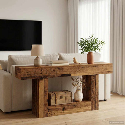 Gammalt trä 160 x 30 x 74 cm