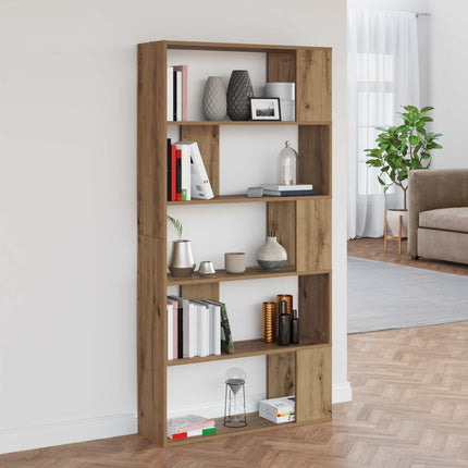 Bokskåp Artisan Ek 80 x 24 x 159 cm Konstruerat trä
