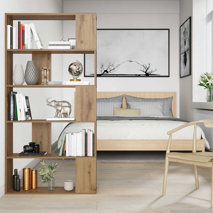 Bokskåp Artisan Ek 80 x 24 x 159 cm Konstruerat trä