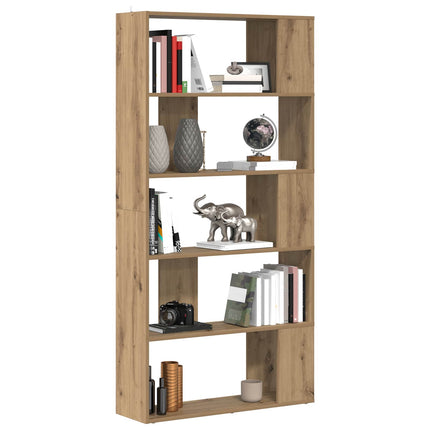 Bokskåp Artisan Ek 80 x 24 x 159 cm Konstruerat trä