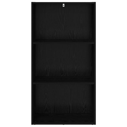 Hyllsystem Svart Ek 60 x 30 x 114 cm Konstruerat trä