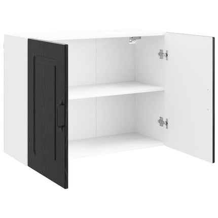 Diskmaskin panel Kalmar Svart Ek 80 x 31 x 60 cm