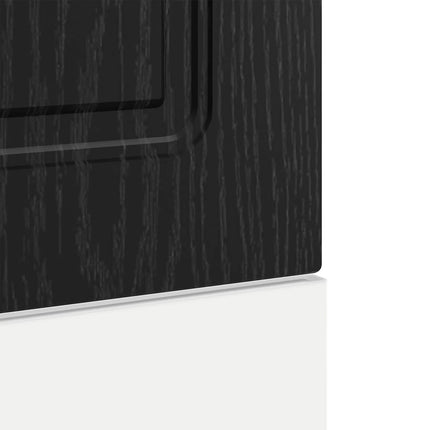 Diskmaskin panel Kalmar Svart Ek 45 x 1,5 x 57 cm