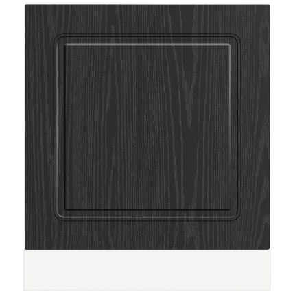 Diskmaskin panel Kalmar Svart Ek 60 x 1,5 x 57 cm