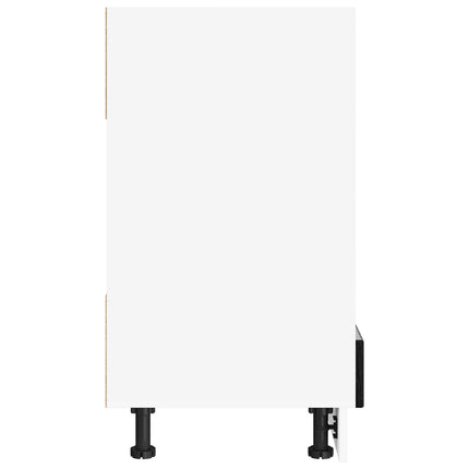 Ugnsskåp LUCCA Svart ek 60 x 46 x 81,5 cm Konstruerat trä