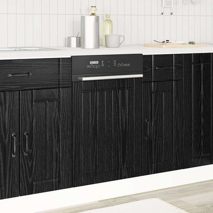 Diskmaskin panel LUCCA Svart ek 45 x 1,5 x 57 cm
