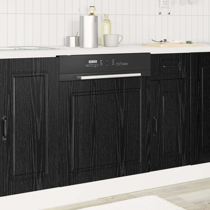 Diskmaskin panel PORTO Svart Ek 60 x 1,5 x 57 cm