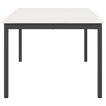 Matbord Vit 200 x 100 x 75 cm Massiv furu