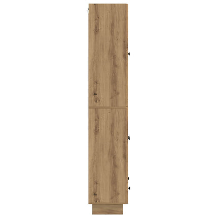 Skåpset 2 pcs Artisan-ek 66 x 34,5 x 95 cm Konstruerat trä