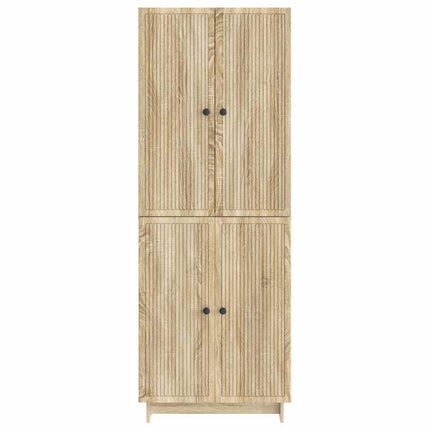 Skåpset 2 pcs Sonoma-ek 66 x 34,5 x 90 cm Konstruerat trä