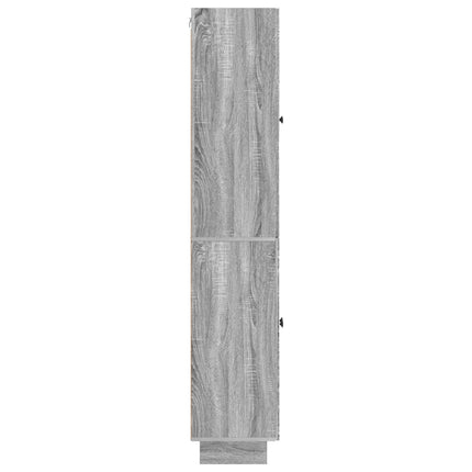 Skåpset 2 pcs Grå Sonoma 66 x 34,5 x 90 cm Konstruerat trä