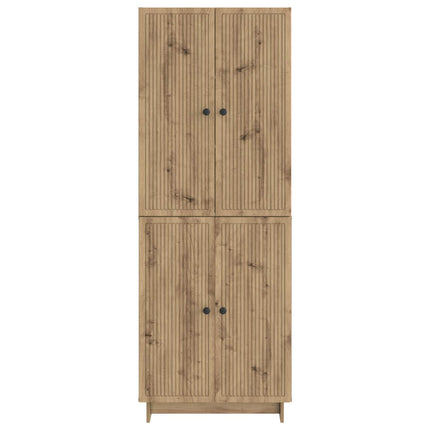 Skåpset 2 pcs Artisan-ek 66 x 34,5 x 90 cm Konstruerat trä