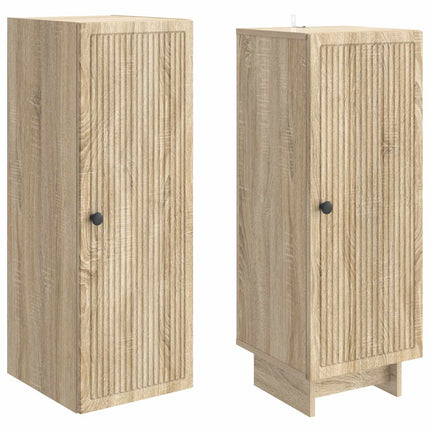 Skåpset 2 pcs Sonoma-ek 34,5 x 33 x 90 cm Konstruerat trä