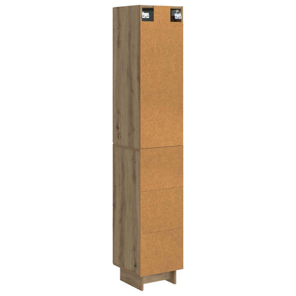 Skåpset 2 pcs 33 x 34,5 x 90 cm Konstruerat trä