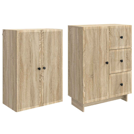 Skåpset 2 pcs 66 x 34,5 x 90 cm Konstruerat trä