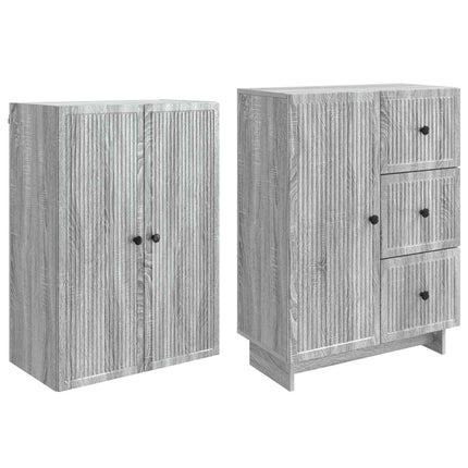 Skåpset 2 pcs 66 x 34,5 x 90 cm Konstruerat trä