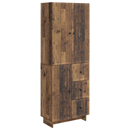 Skåpset 2 pcs 66 x 34,5 x 90 cm Konstruerat trä