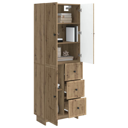Skåpset 2 pcs 66 x 34,5 x 90 cm Konstruerat trä