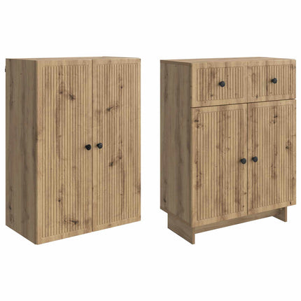 Skåpset 2 pcs 66 x 34,5 x 90 cm Konstruerat trä