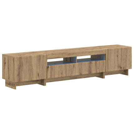 5-delars LED TV-bänk Artisan-ek Konstruerat trä