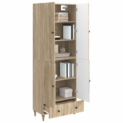 Skåpset 2 pcs 66 x 34,5 x 95 cm Konstruerat trä