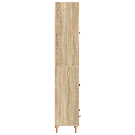 Skåpset 2 pcs 66 x 34,5 x 95 cm Konstruerat trä