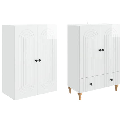 Skåpset 2 pcs 66 x 34,5 x 95 cm Konstruerat trä