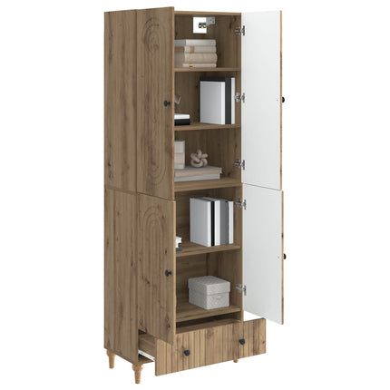 Skåpset 2 pcs 66 x 34,5 x 95 cm Konstruerat trä