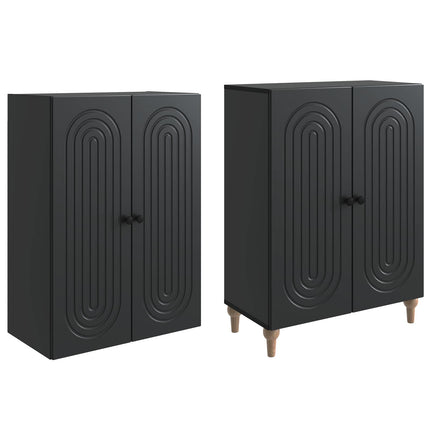 Skåpset 2 pcs 66 x 34,5 x 90 cm Konstruerat trä