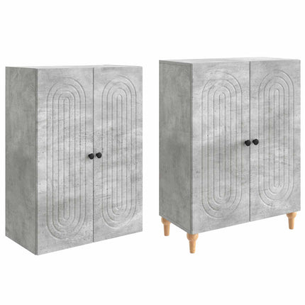Skåpset 2 pcs 66 x 34,5 x 90 cm Konstruerat trä