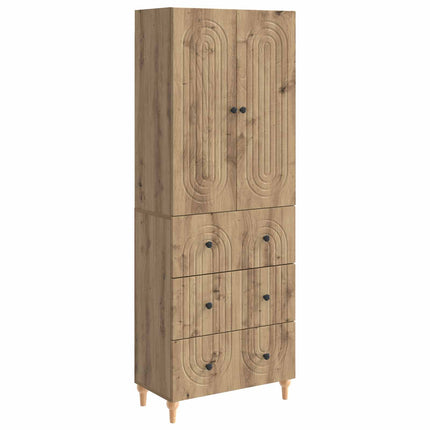 Skåpset 2 pcs 66 x 34,5 x 90 cm Konstruerat trä
