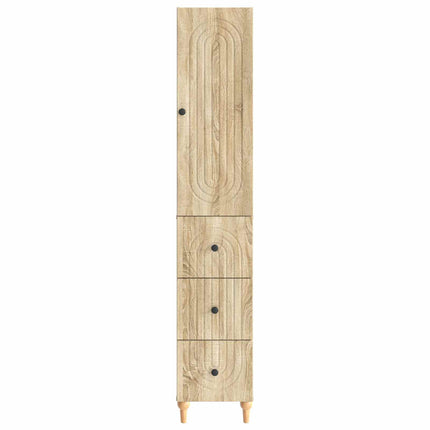 Skåpset 2 pcs 33 x 34,5 x 90 cm Konstruerat trä