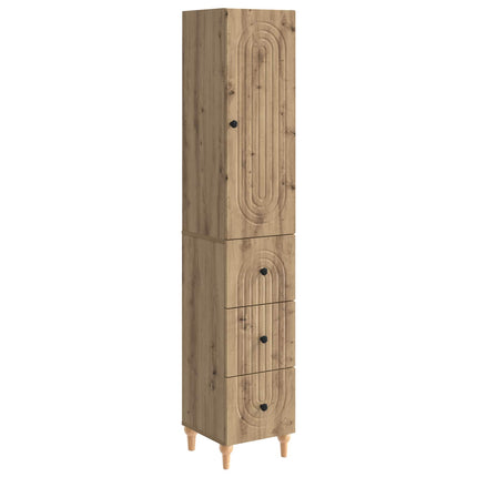 Skåpset 2 pcs 33 x 34,5 x 90 cm Konstruerat trä