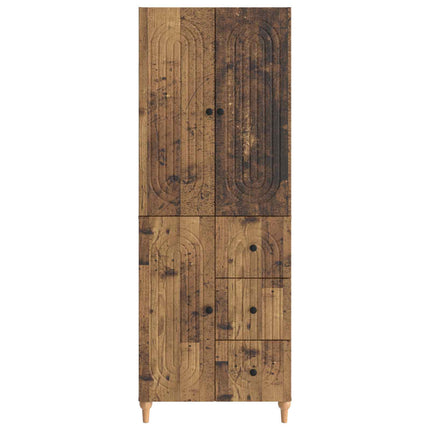 Skåpset 2 pcs 66 x 34,5 x 90 cm Konstruerat trä
