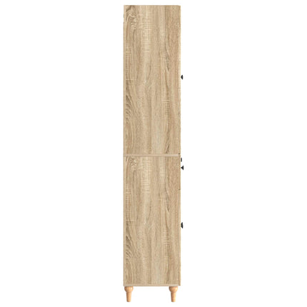 Skåpset 2 pcs 66 x 34,5 x 90 cm Konstruerat trä