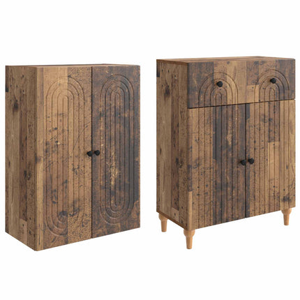 Skåpset 2 pcs 66 x 34,5 x 90 cm Konstruerat trä