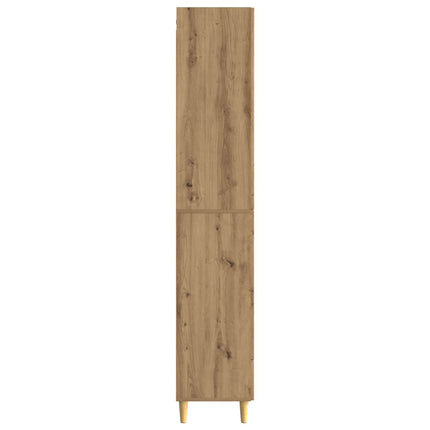 Skåpset 2 pcs Artisan-ek 66 x 34,5 x 95 cm Konstruerat trä