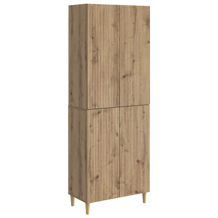Skåpset 2 pcs Artisan-ek 66 x 34,5 x 90 cm Konstruerat trä