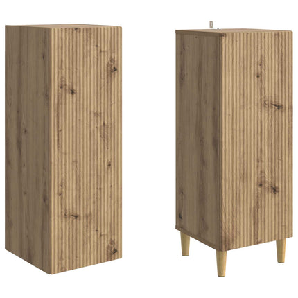 Skåpset 2 pcs 33 x 34,5 x 90 cm Konstruerat trä