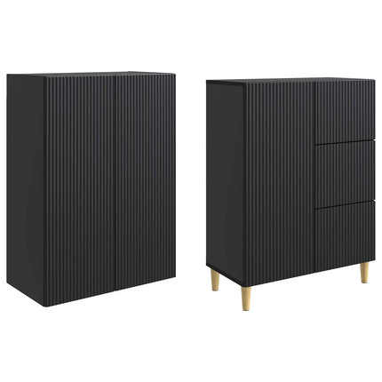 Skåpset 2 pcs 66 x 34,5 x 90 cm Konstruerat trä