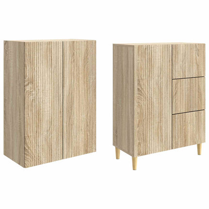 Skåpset 2 pcs 66 x 34,5 x 90 cm Konstruerat trä