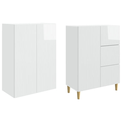 Skåpset 2 pcs 66 x 34,5 x 90 cm Konstruerat trä