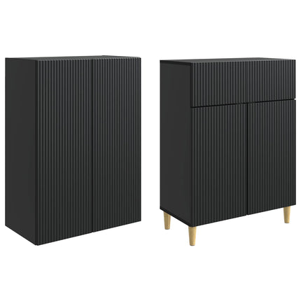 Skåpset 2 pcs 66 x 34,5 x 90 cm Konstruerat trä