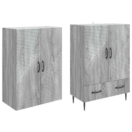 Skåpset 2 pcs 66 x 34,5 x 95 cm Konstruerat trä