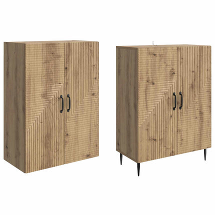 Skåpset 2 pcs 66 x 34,5 x 89,5 cm Konstruerat trä