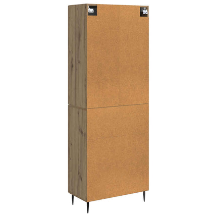 Skåpset 2 pcs 66 x 34,5 x 89,5 cm Konstruerat trä