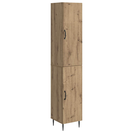 Skåpset 2 pcs Artisan-ek 33 x 34,5 x 89,5 cm Konstruerat trä