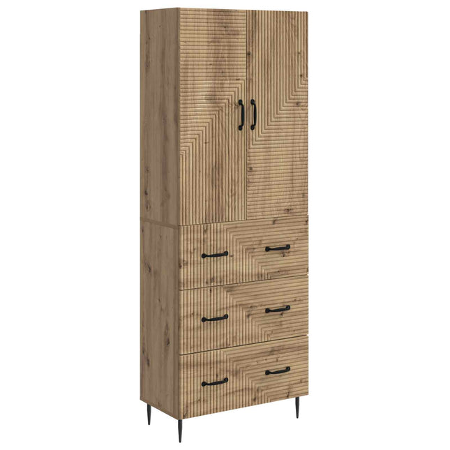 Skåpset 2 st 66 x 34,5 x 90 cm Konstruerat trä Artisan-ek